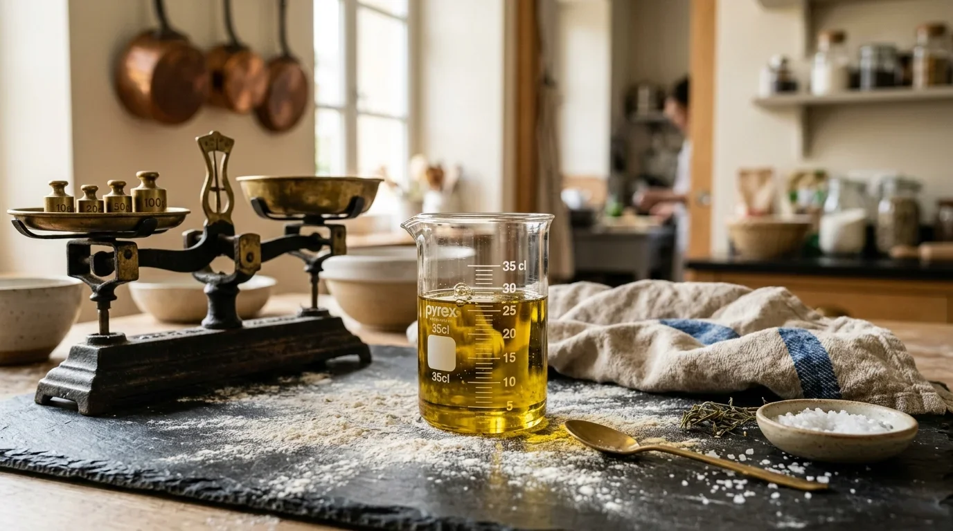 Balance de cuisine mécanique avec poids en fonte et étalonnage en livres et kilogrammes